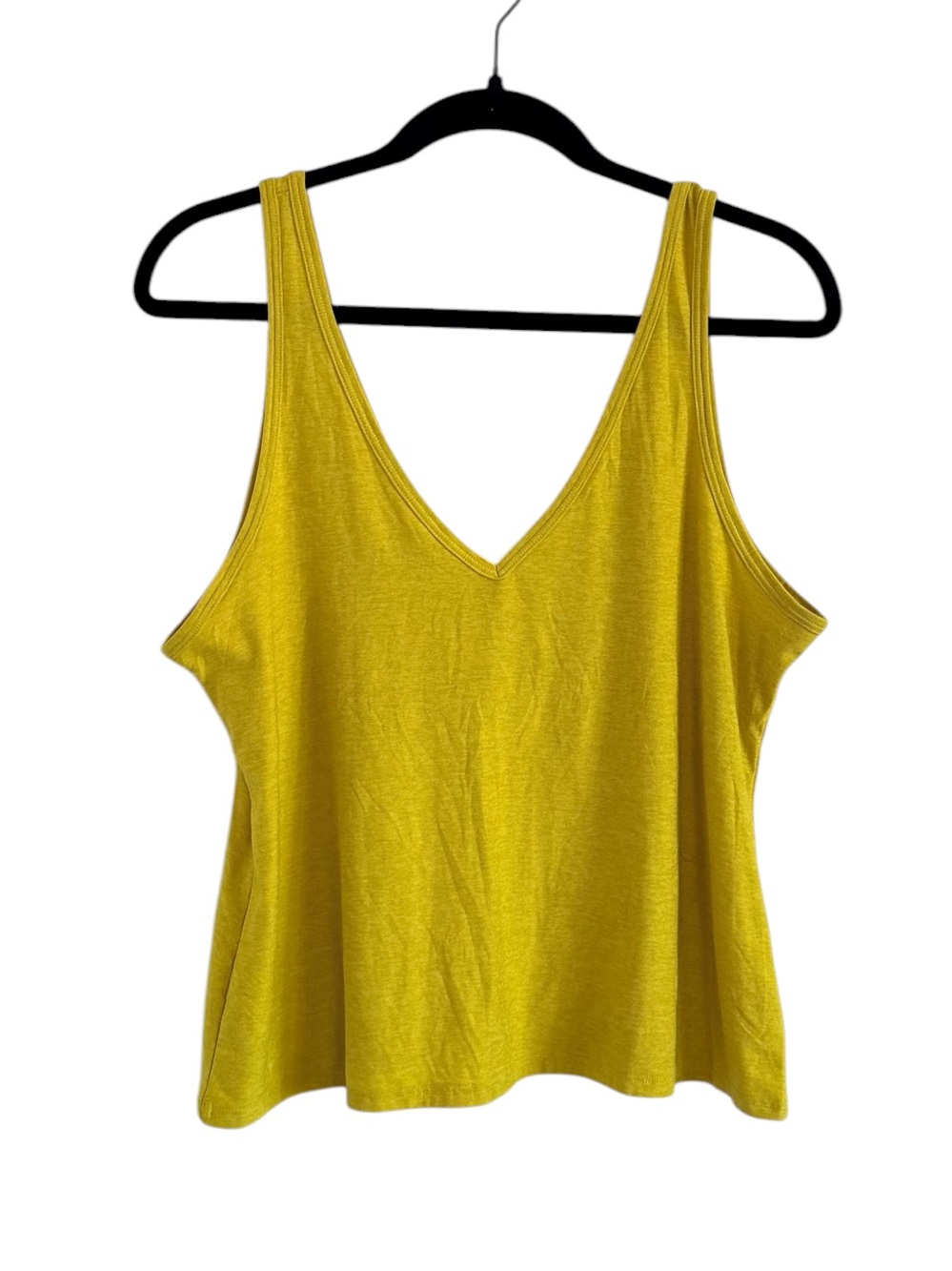 Beyond Yoga Featherweight Double V-Neck Sleeveless Tank Top - Yellow
